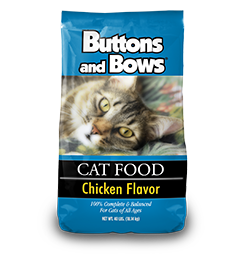 40# Buttons & Bows Cat Food – Big Tex Feed: Hardware & Pet Supply